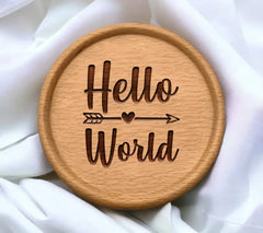 Hello World Arrow Heart SVG SVG