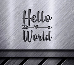 Hello World Arrow Heart SVG SVG