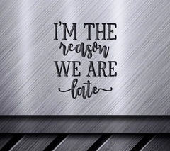 Late Baby SVG Design SVG