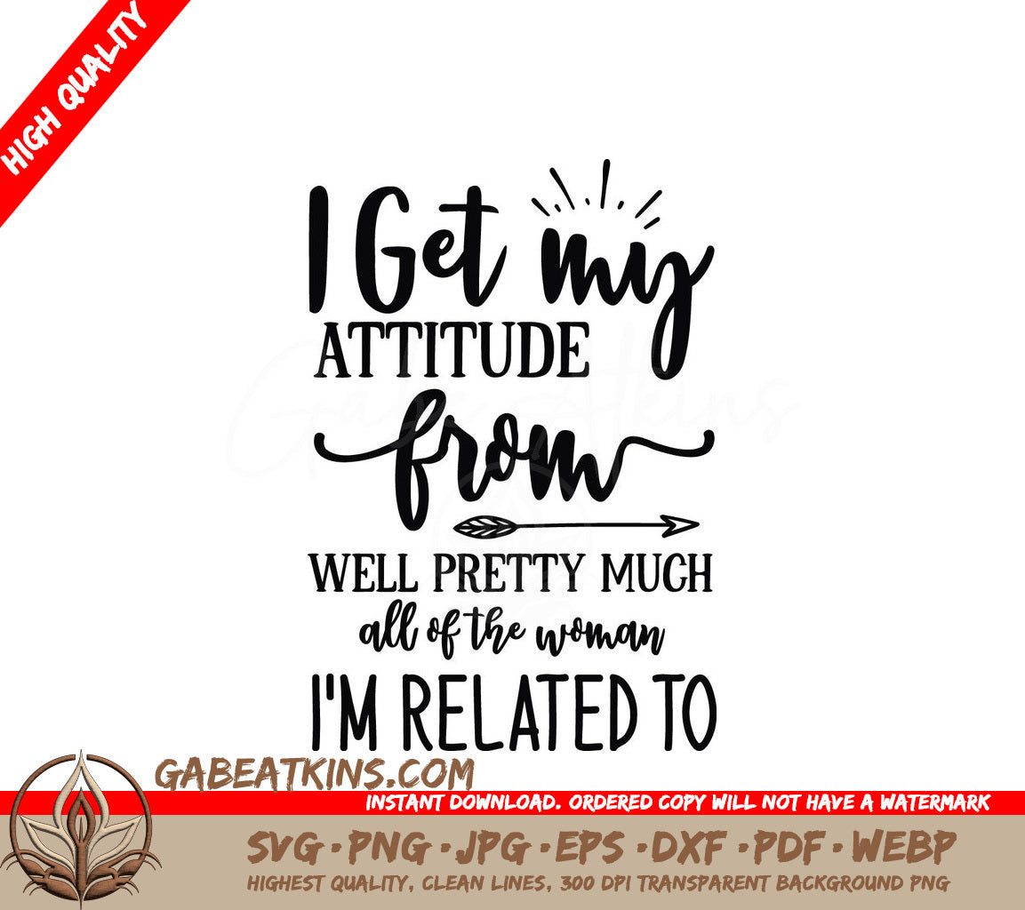 Woman Family Attitude SVG SVG