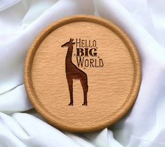 Hello Big World Giraffe SVG SVG