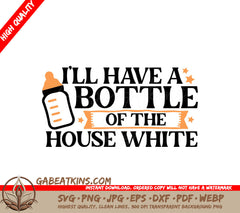 House White Wine SVG Design SVG