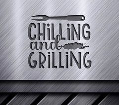 Chilling & Grilling SVG SVG