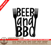 Beer & BBQ SVG SVG