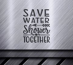 Save Water Shower Together SVG SVG