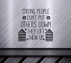 Strong People Lift Up SVG SVG