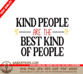 Kind People SVG Design SVG