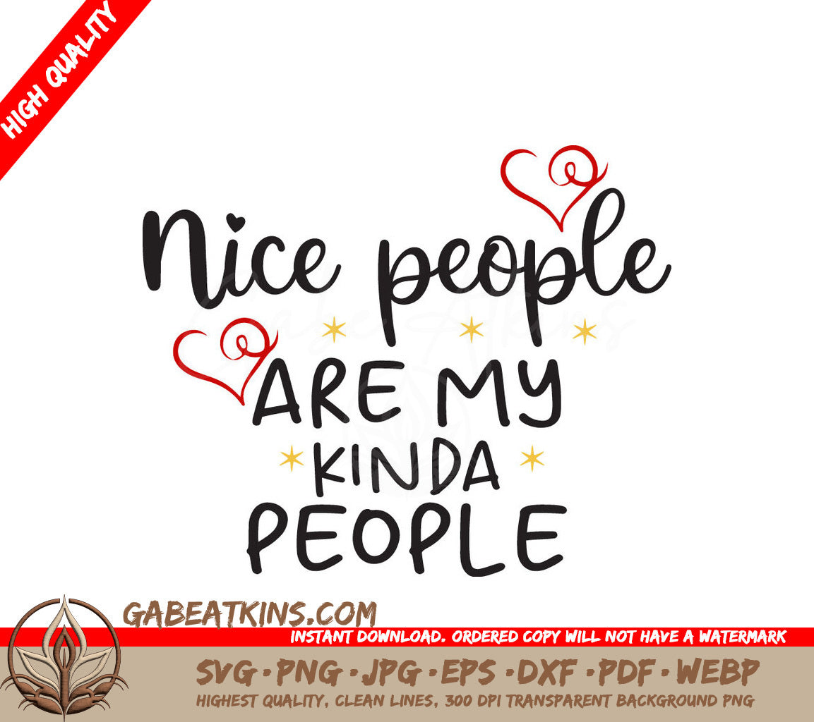 Nice People SVG Design SVG