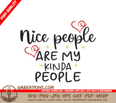 Nice People SVG Design SVG