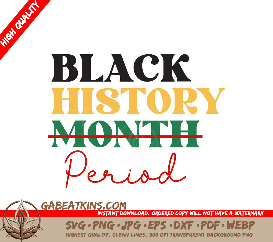 Black History Month SVG Design SVG