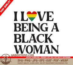 Black Woman SVG Design SVG