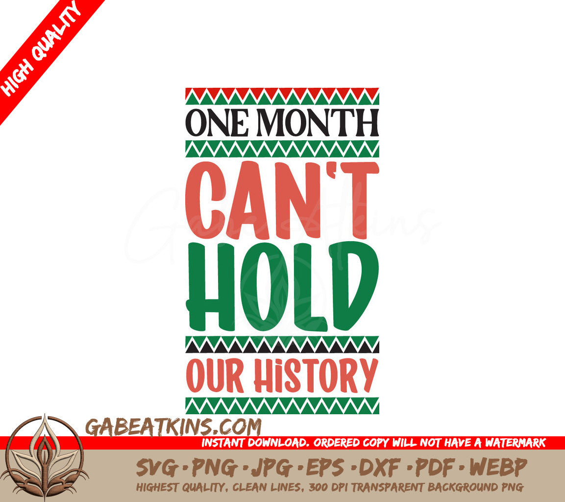 Black History Month SVG Poster SVG