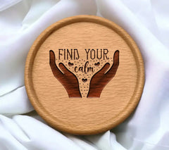 Pink Hands Find Your Calm SVG SVG