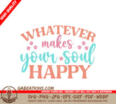 Soul Happy SVG Design SVG