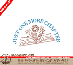 Just One More Chapter SVG SVG