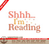 Shhh, Im Reading SVG SVG