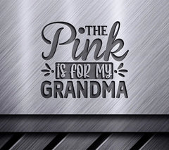 Pink Ribbon Grandma SVG SVG