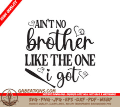 Brother & Sister SVG Poster SVG