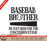 Baseball Brother Concession Stand SVG SVG