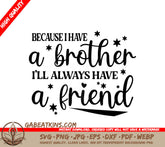 Brother & Sister SVG Design SVG