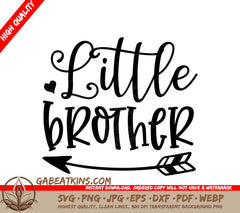 Little Brother SVG Design SVG