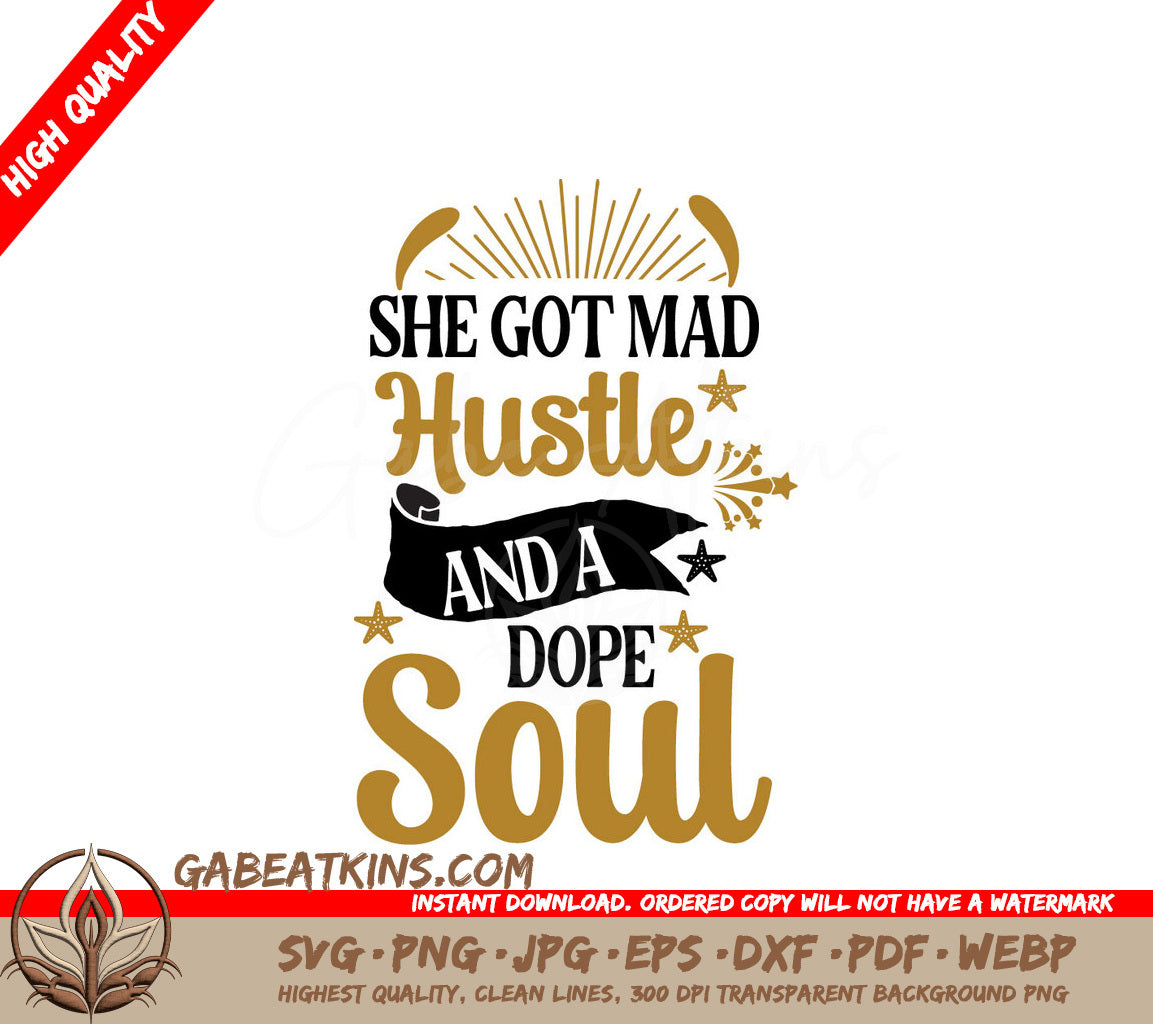Hustle & Soul SVG Poster SVG