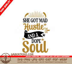 Hustle & Soul SVG Poster SVG