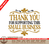 Thank You Small Business SVG SVG
