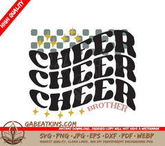 Cheer Brother SVG Cut File SVG