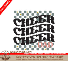 Cheer Cheer Cheer Dad SVG SVG
