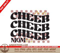 Cheer Mom SVG Design SVG