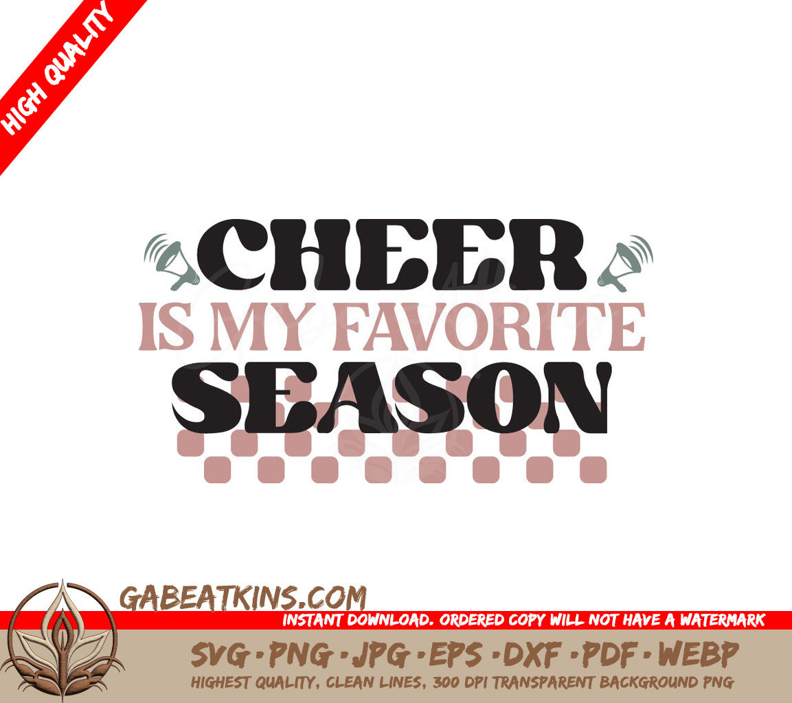 Cheer Season SVG Quote SVG