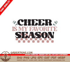 Cheer Season SVG Quote SVG
