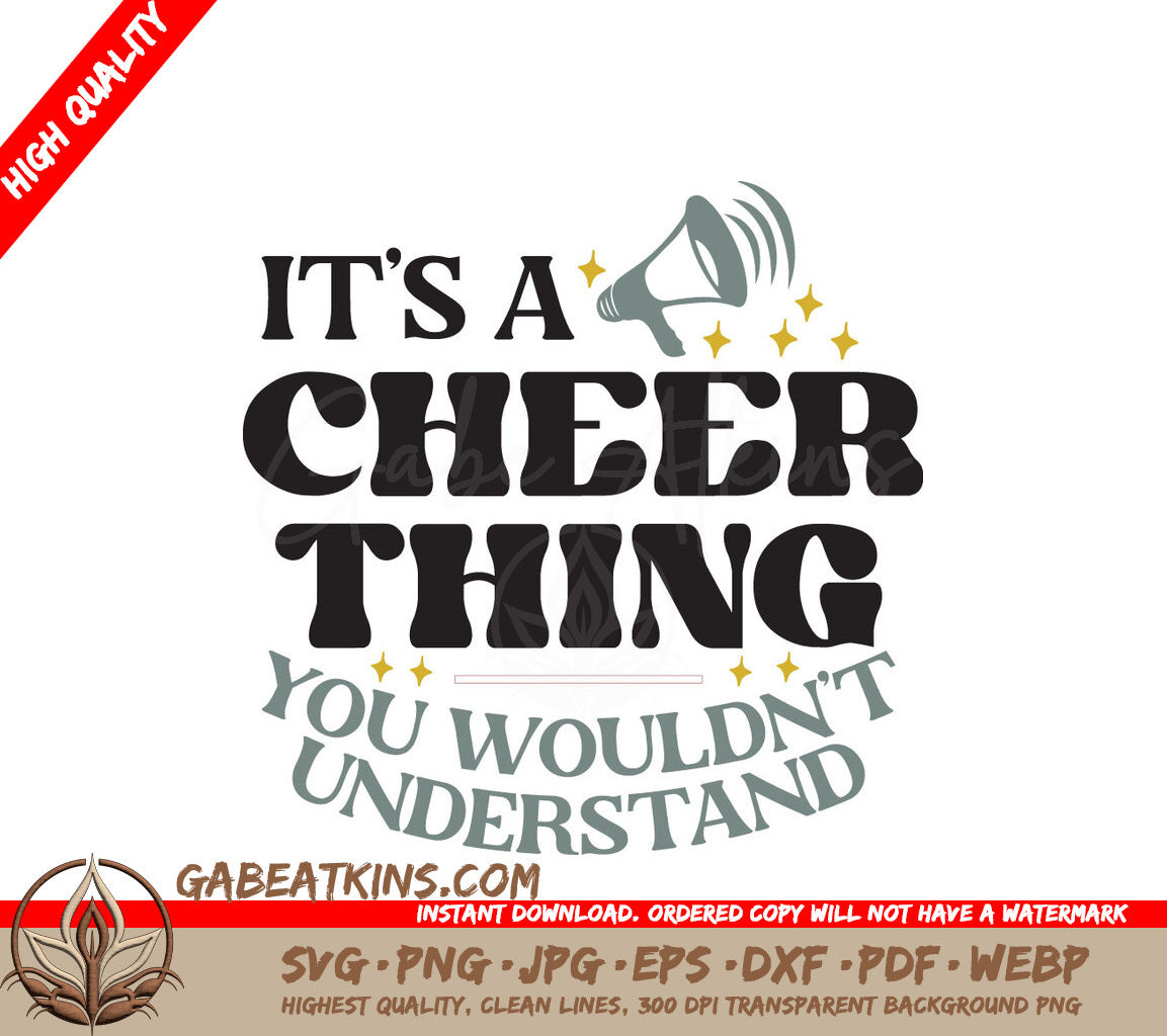 Cheerleader Its a Cheer Thing SVG SVG