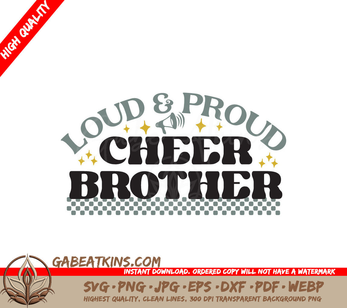 Cheer Brother SVG Design SVG