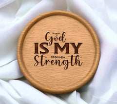 God Is My Strength SVG SVG