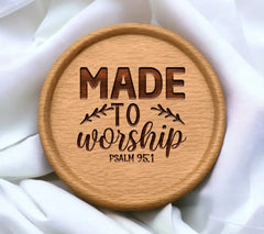 Worship Psalm 95.1 SVG SVG