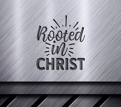 Rooted in Christ SVG Design SVG