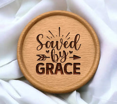 Saved By Grace SVG SVG