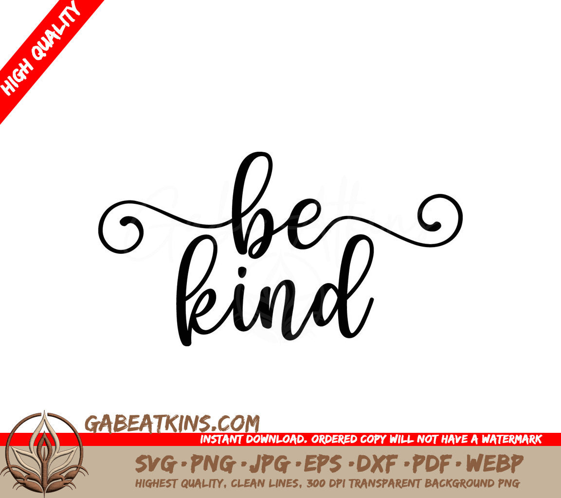 Be Kind SVG SVG