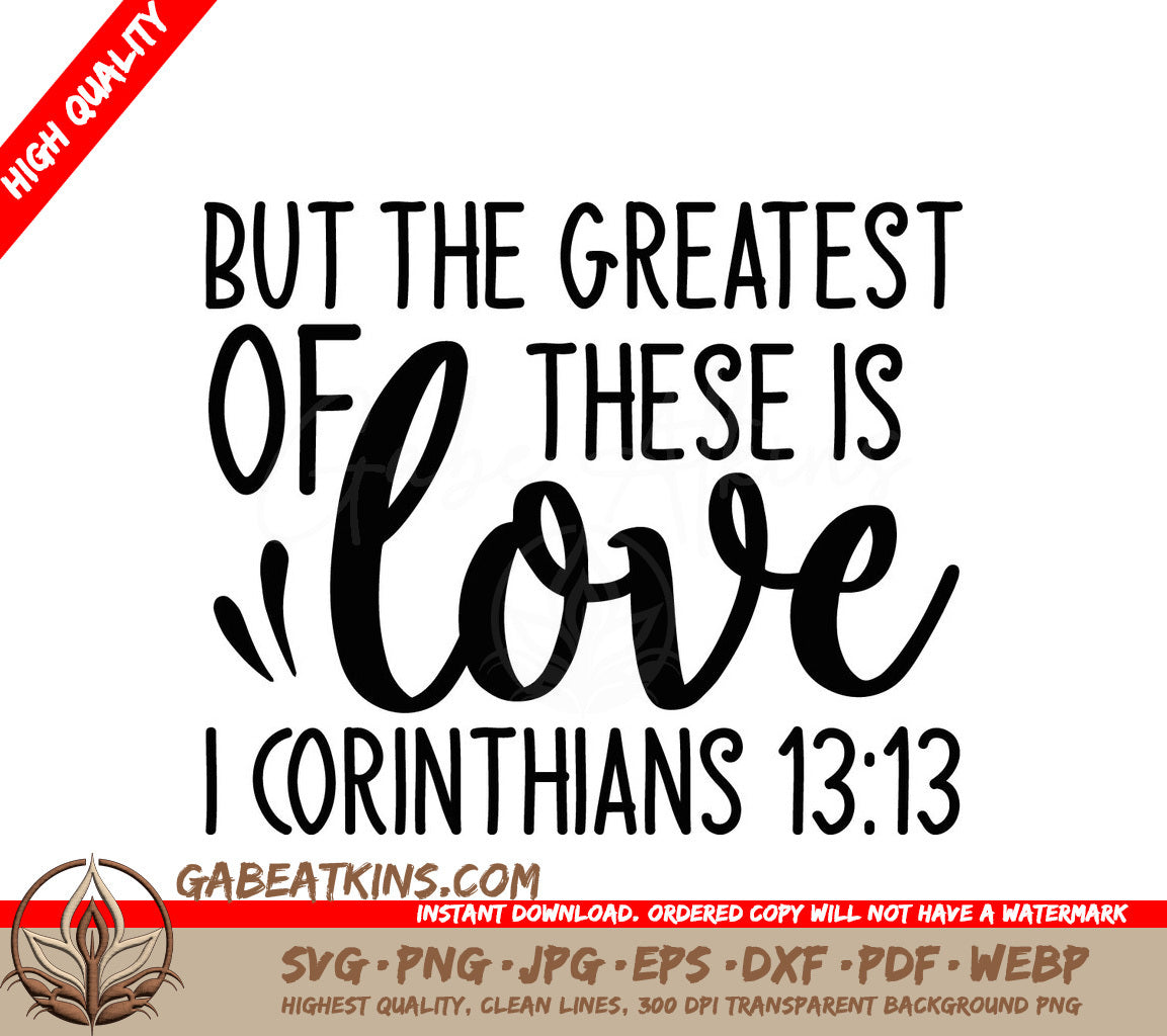 Love Is Greatest SVG SVG