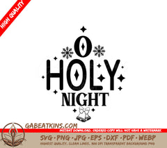 O Holy Night SVG SVG