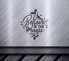 Christmas Cardinal Believe Magic SVG SVG