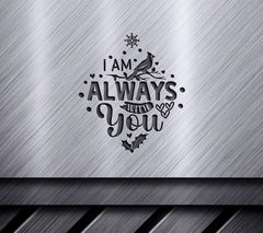 Cardinal I Am Always With You SVG SVG