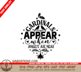 Cardinal Angel SVG Design SVG