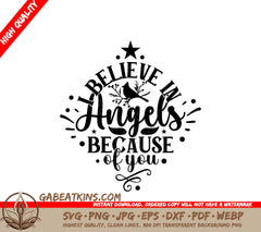Christmas Cardinal Angel SVG SVG