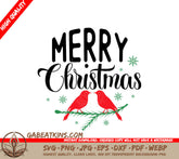Christmas Cardinal SVG Ornaments SVG