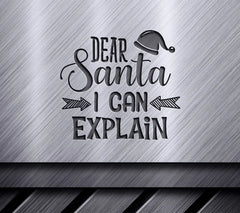 Dear Santa SVG Cut File SVG