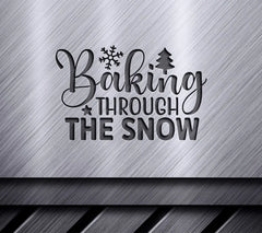 Baking Snow SVG SVG
