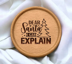 Dear Santa SVG Cut File SVG